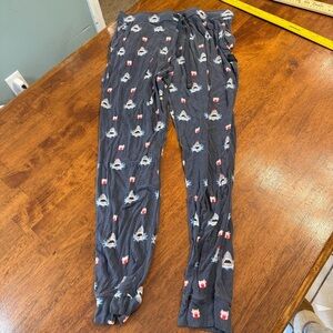 Saxx Shark and Gift Print Lounge Snooze Pants size large